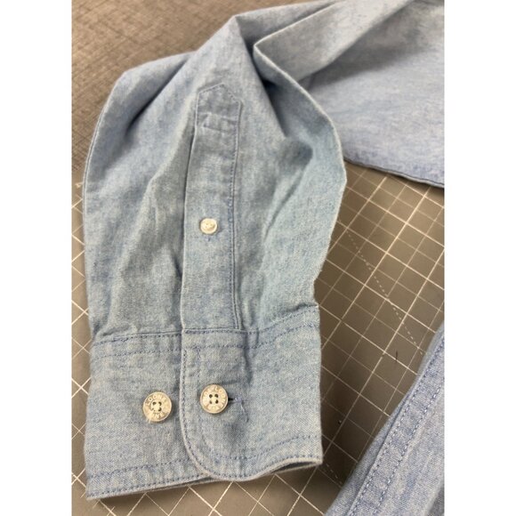 Warner Bros. Daffy Duck Button Down Shirt Men’s M “Who Me Stressed” Looney Tunes - Picture 6 of 6